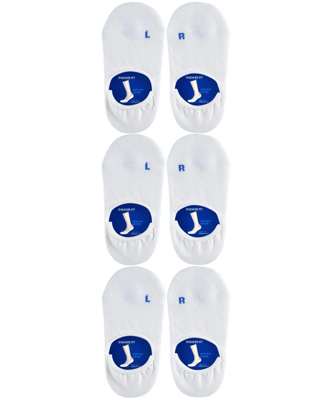 Cool Kick 3-Pack Kinderen Kousenvoetjes