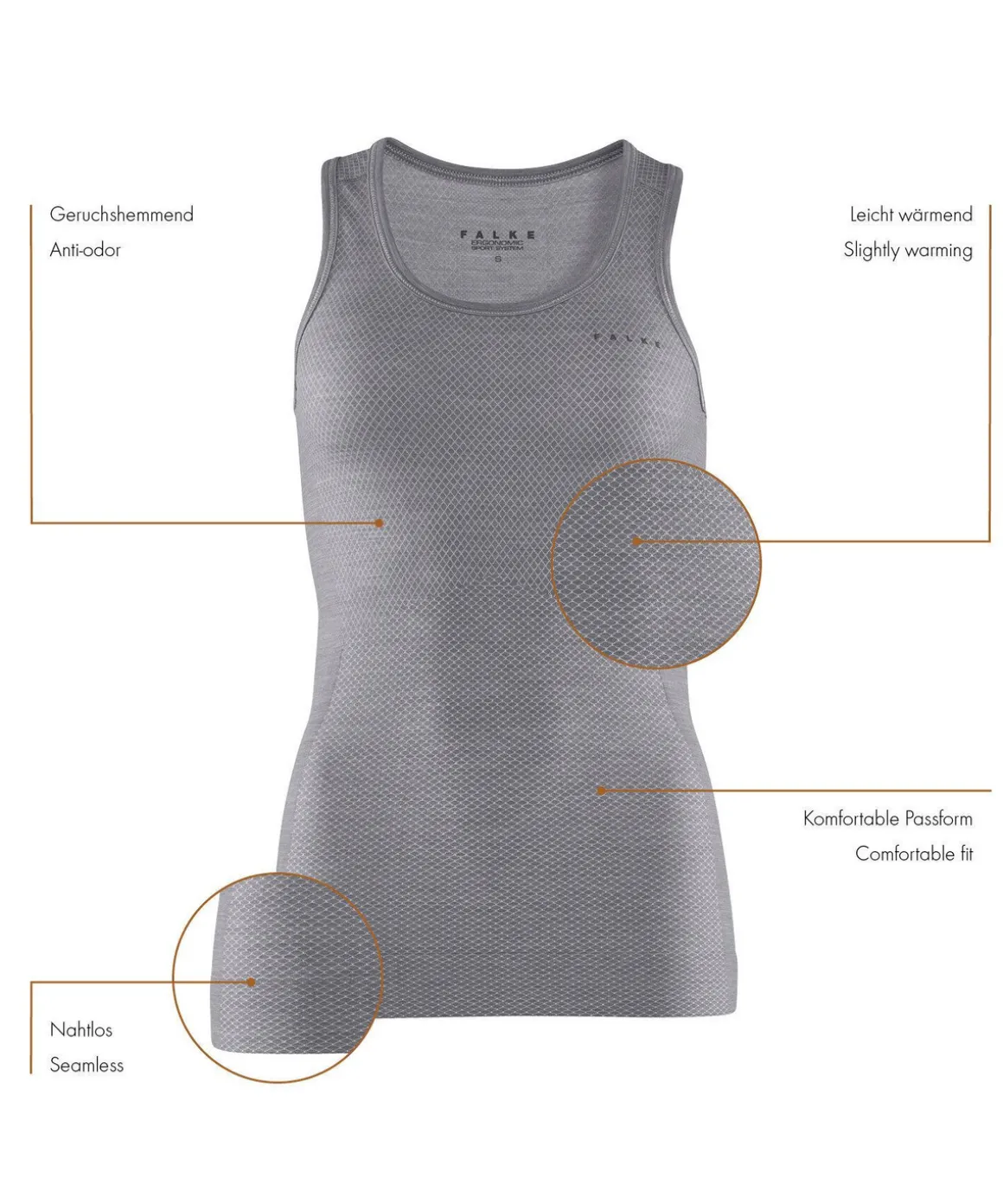 Dames Tanktop Wool-Tech Light