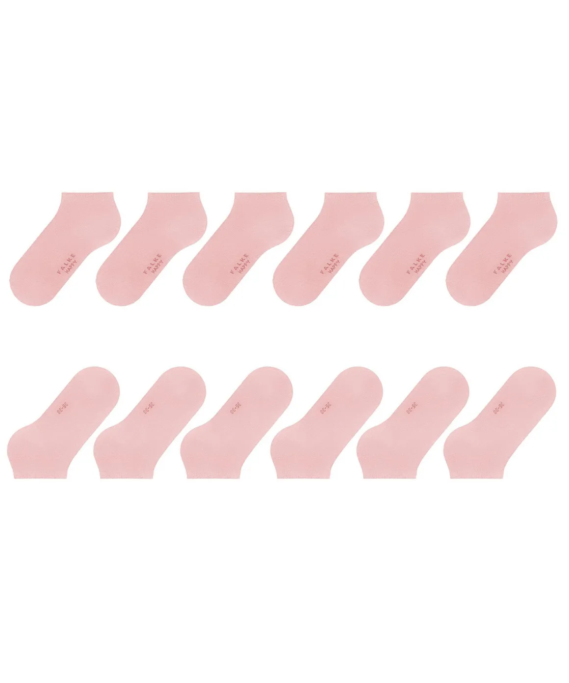 Happy Bundle 6-Pack Dames Sneakersokken