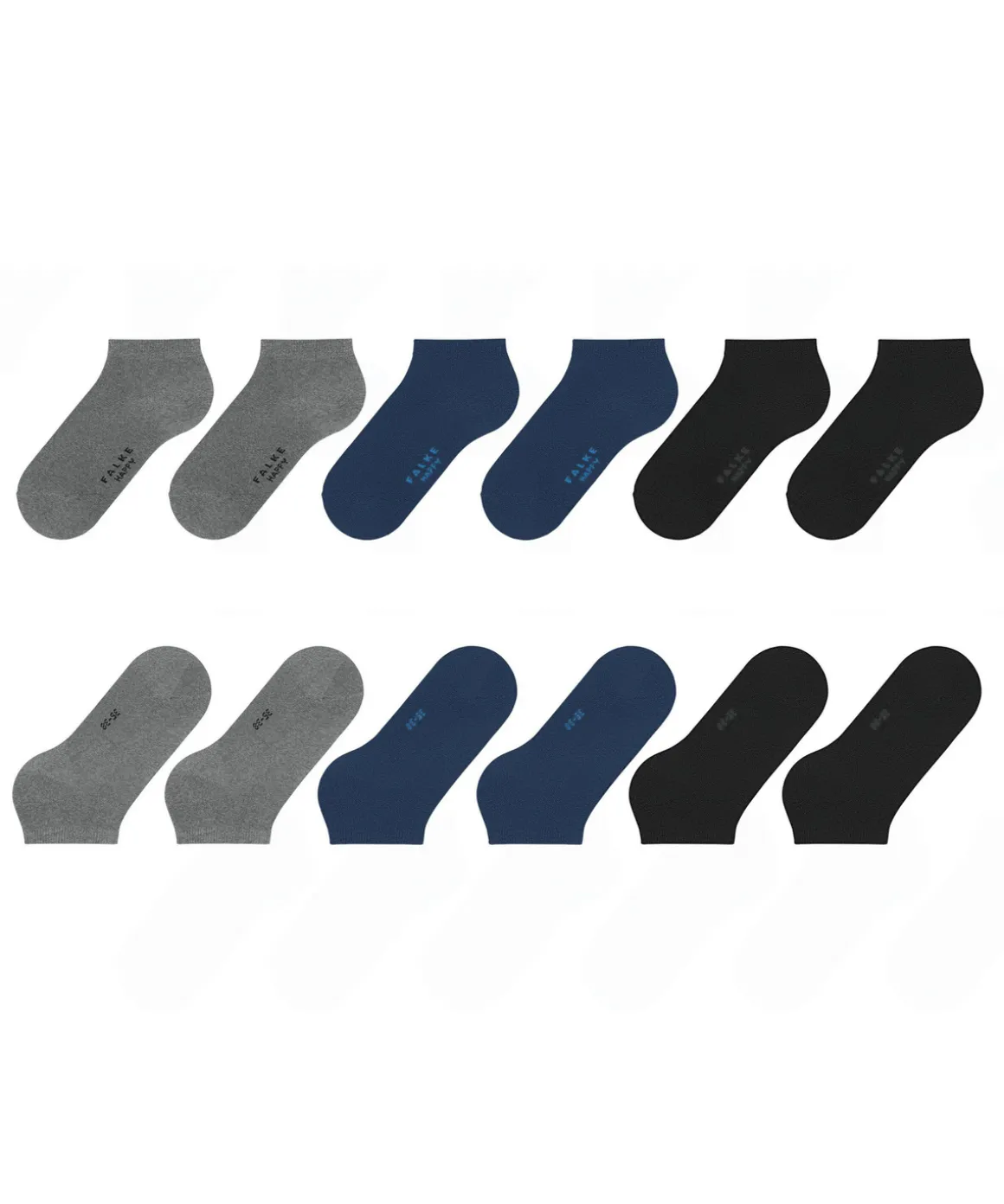Happy Bundle 6-Pack Dames Sneakersokken