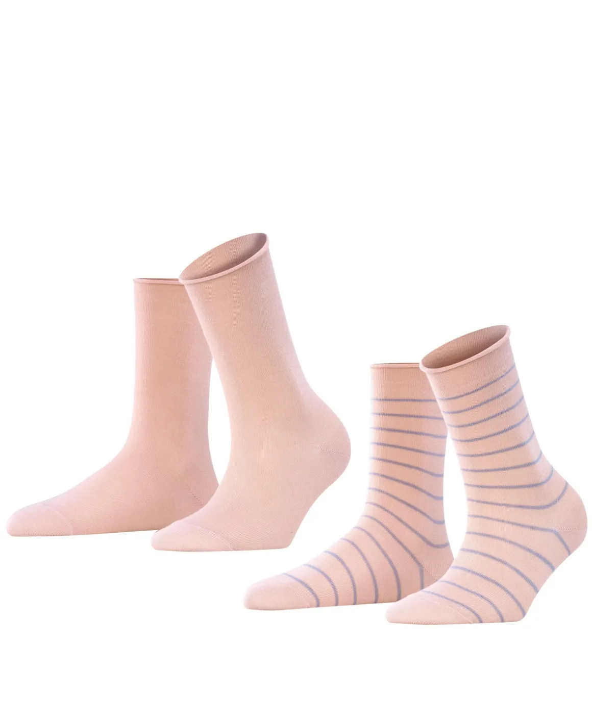 Happy Stripe 2-Pack Dames Sokken