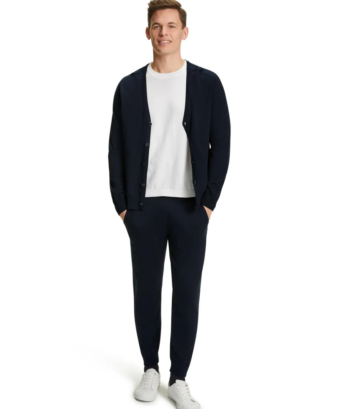 Heren Cardigan College Kraag