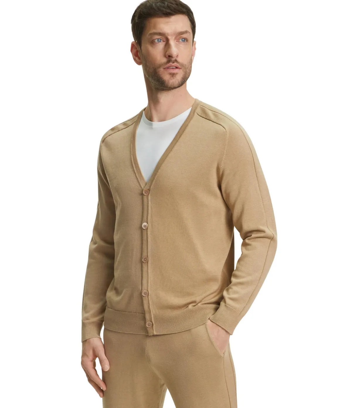 Heren Cardigan College Kraag