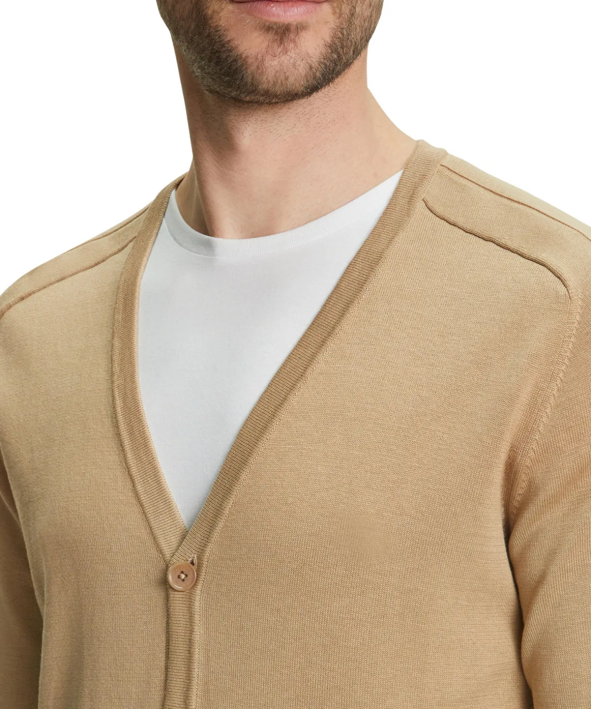 Heren Cardigan College Kraag