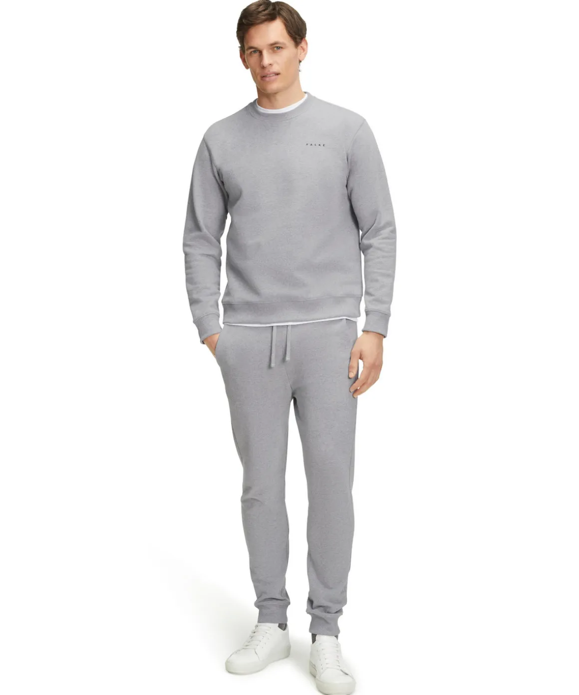 Heren Lange Mouw Shirt Ronde Hals