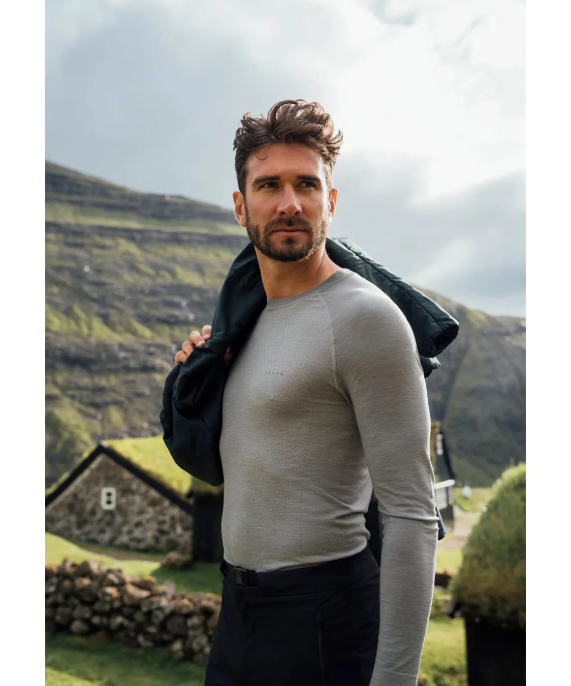 Heren Lange Mouw Shirt Wool-Tech Light