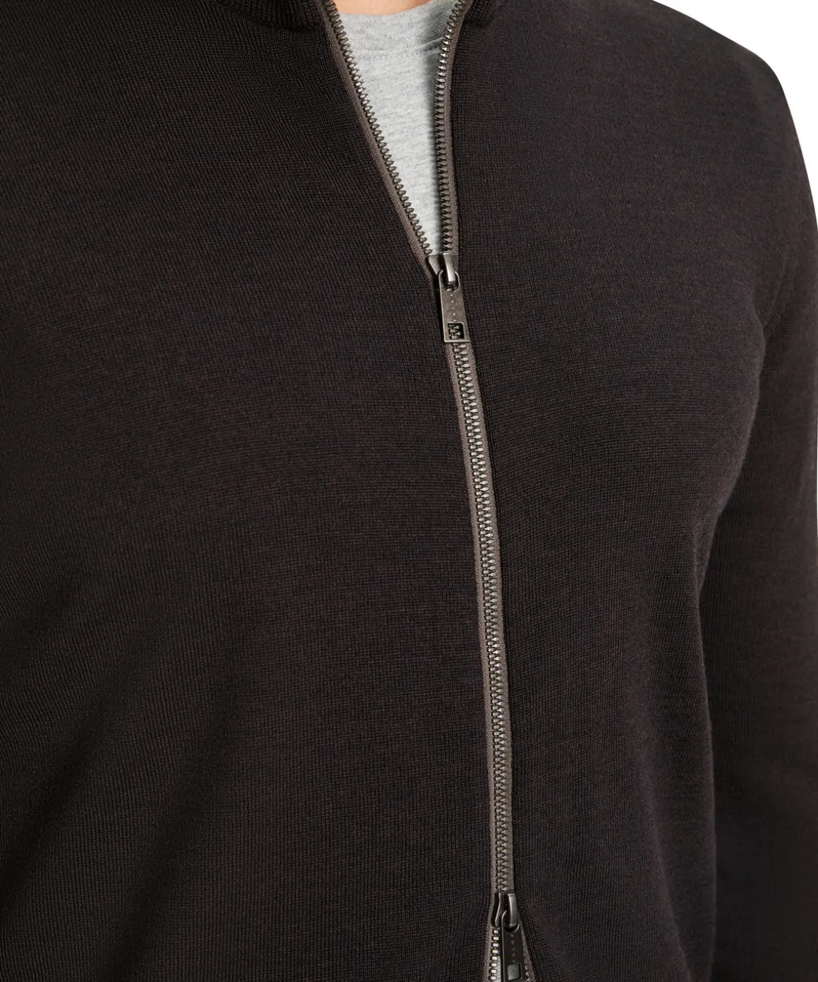 Heren Zip-Jacket Opstaande Kraag