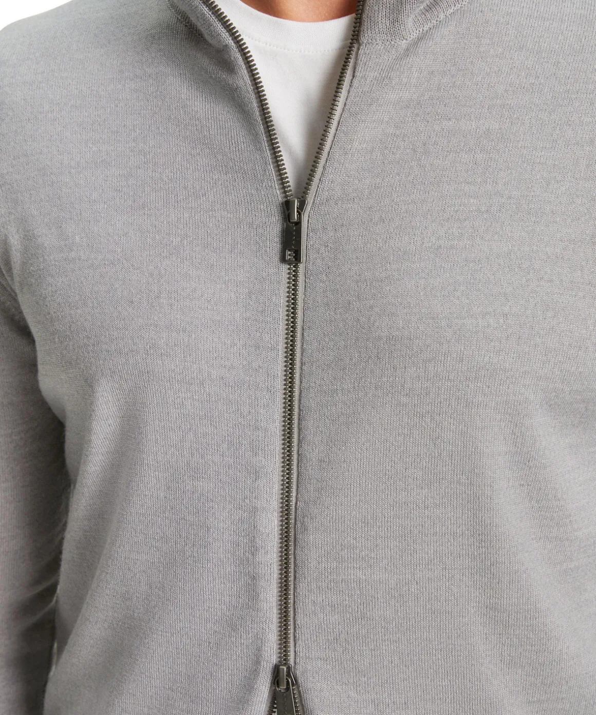 Heren Zip-Jacket Opstaande Kraag