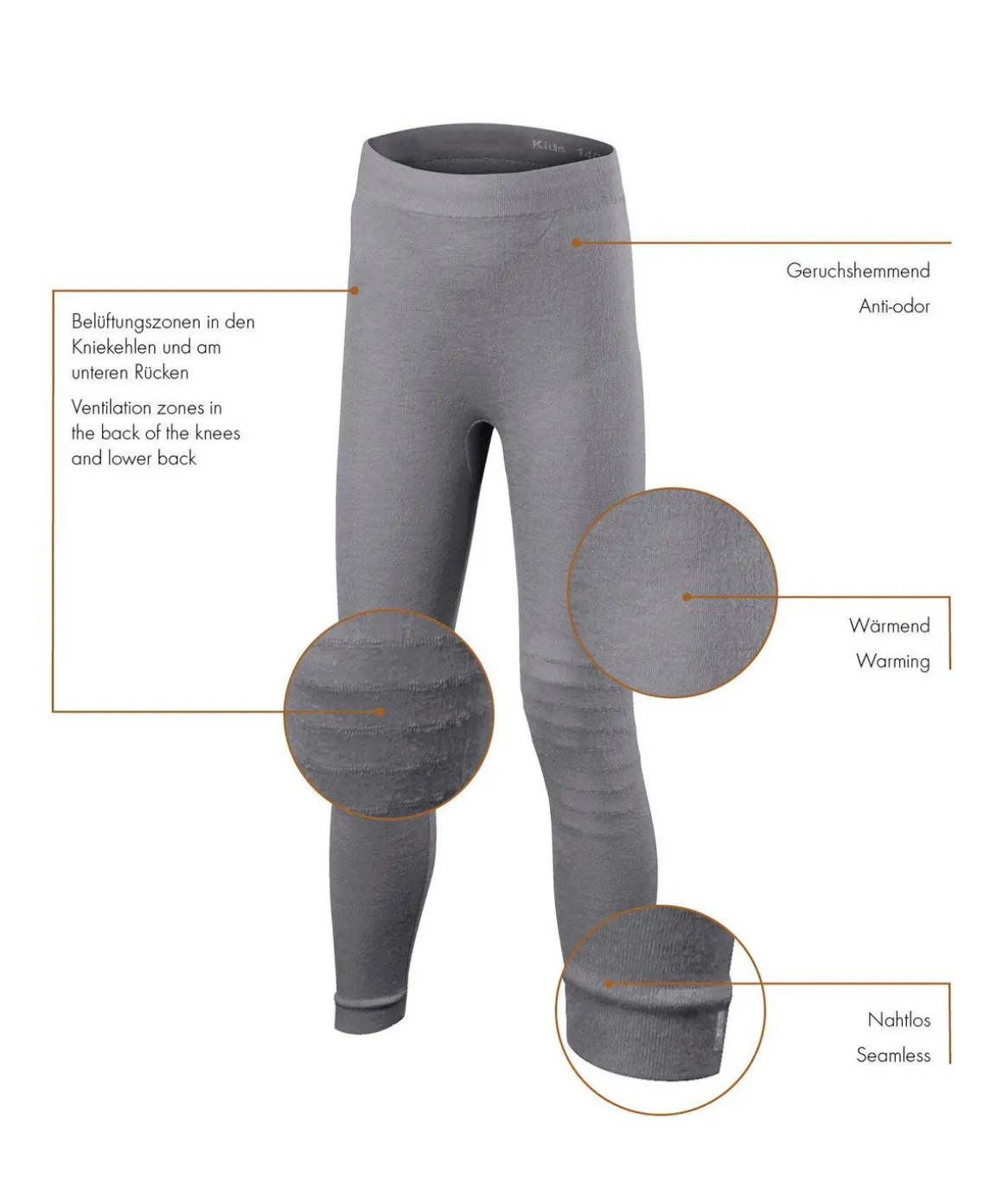 Kinderen Tights Wool-Tech