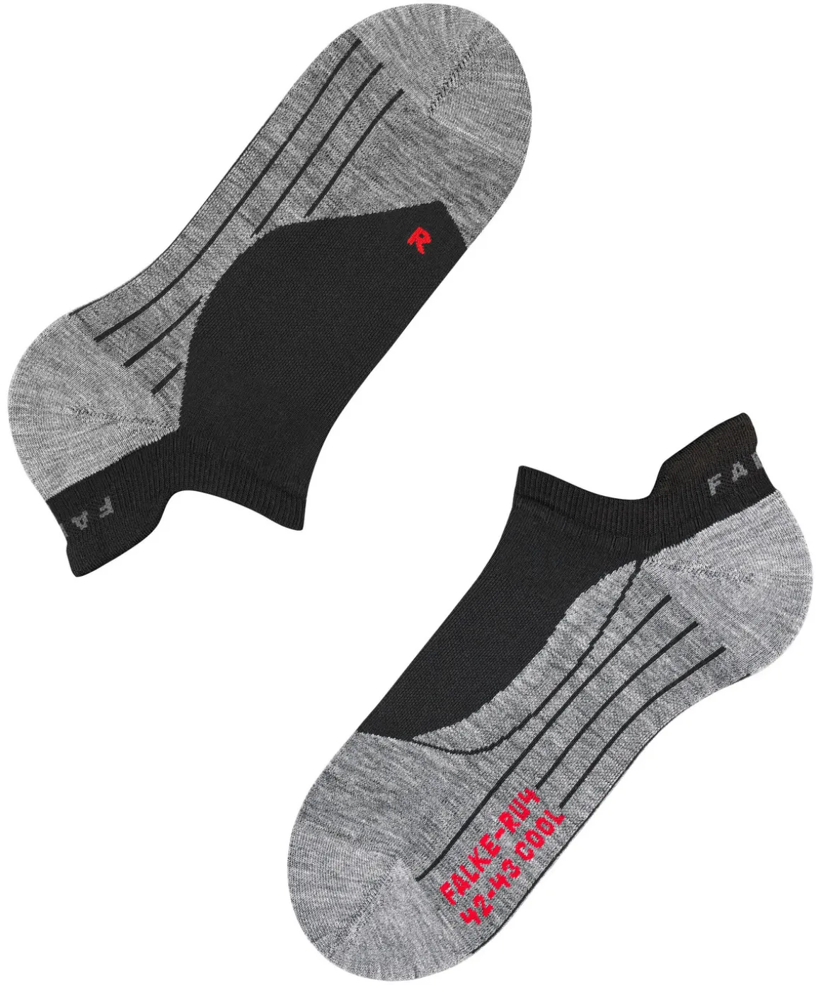 Ru4 Endurance Cool Invisible Heren Running Kousenvoetjes
