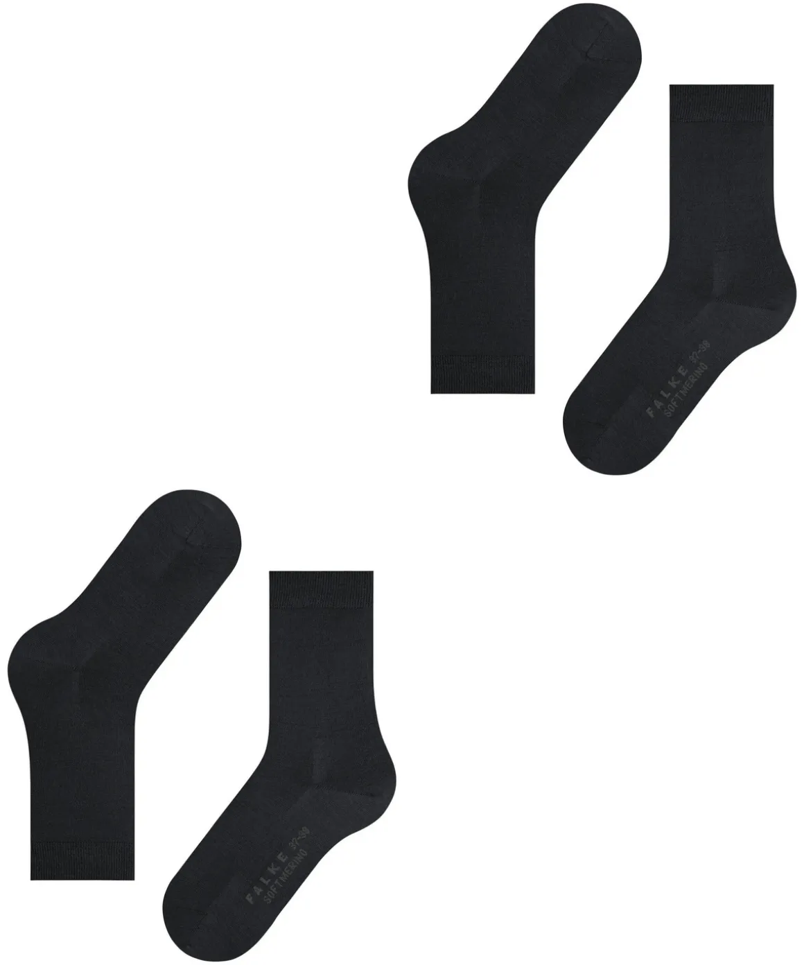 Softmerino 2-Pack Dames Sokken