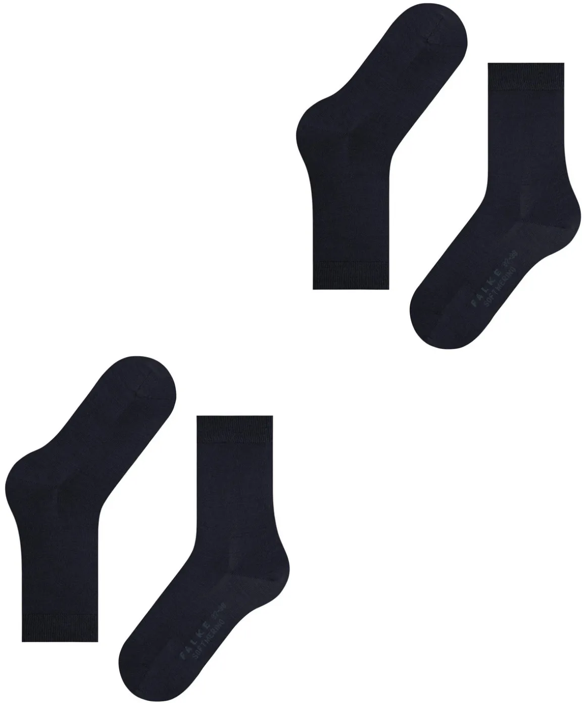 Softmerino 2-Pack Dames Sokken