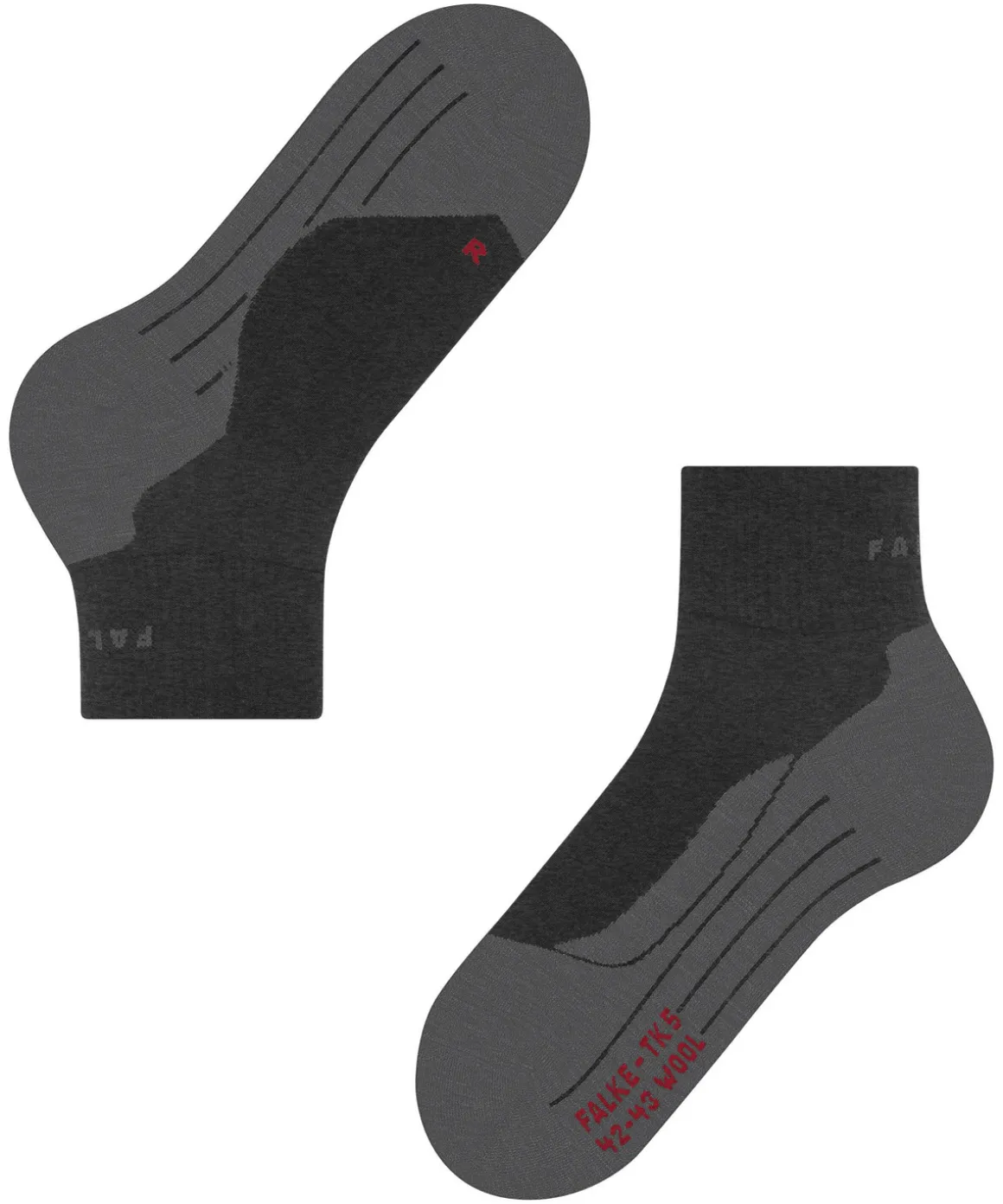Tk5 Wander Wool Short Heren Trekking Korte Sok
